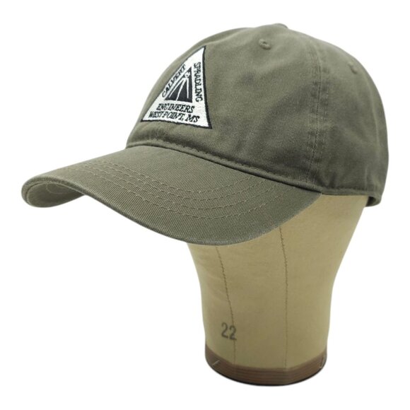 Calvert Spradling Engineers Tuck Strap Cap Trucker Embroidered Logo Baseball Hat - Picture 2 of 13